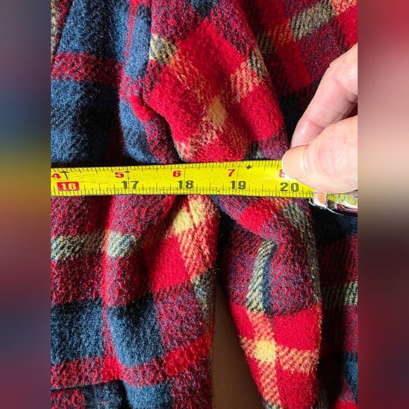 Vtg Womens Wool Plaid Zip Up Jacket Size M Preppy Dark Academia Paul Harris - Picture 5 of 9